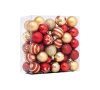 Ensemble de boules de Noël - Pendentif festif réutilisable | Décoration de vacances | Pour parents, amis, fêtes de mariage, Nouvel An, maison, intérieur ou extérieur