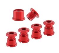 Ensemble de boulons de plateau - Fixations colorées pour vélos de montagne | Vis de fixation solides idéales pour les sentiers ou les itinéraires urbains | Pièces d'engrenage de précision pour les