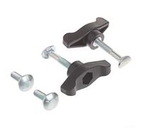Ensemble de boulons de poignée en T pour tondeuses à gazon compatible avec Maxpower 339067 68900600 Comprend deux poignées et quatre boulons Compatible avec les numéros de pièce 38581 1064161922260