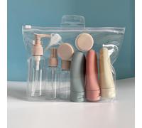 Ensemble de bouteilles de voyage rechargeables - Bouteilles pulvérisatrices, bouteilles de voyage, ensemble de bouteilles de voyage, bouteilles de voyage, salle de bain de voyage, essentiels de dortoi
