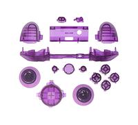 Ensemble de boutons complets de rechange pour Xbox Series X/S, pièces de rechange, pare-chocs, déclencheurs, D-pad ABXY, touches de partage de synchronisation pour Xbox Series X, Xbox Series S (violet