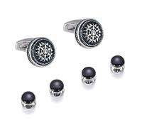 Ensemble de boutons de manchette et pince à cravat Boutons de manchette for hommes, boutons de smoking, boutons de manchette for hommes, affaires for mariage