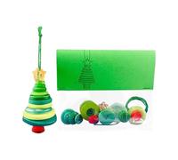 Ensemble de boutons de Noël à faire soi-même - Décorations de vacances amusantes pour tous les âges - Kit de boutons artisanaux avec bonhomme de neige/Père Noël/ange, cadeaux pour décorations à