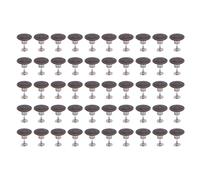 Ensemble de Boutons de Pantalon 17mm Rond en Acier Inoxydable Bronze Bouton Décoratif à Vis pour Chapeaux Manteaux Chaussures 50 Pièces Sans Couture Facile à Installer Accessoires