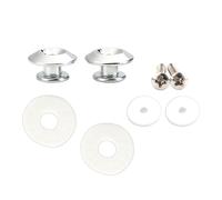 Ensemble de boutons de sangle pour guitare, basse, ukulélé, construction en métal, sangles en silicone, systèmes de fixation faciles à installer