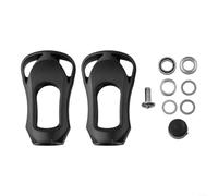 Ensemble de boutons en acrylique au design innovant pour moulinets DAIWA modifiés Baitcasting y compris les blocages nécessaires (noir)