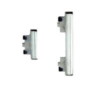 Ensemble de boutons latéraux de rechange pour Samsung Galaxy S20 FE 4G/5G Bouton d'alimentation et boutons de volume SM-G780/1 (argenté)