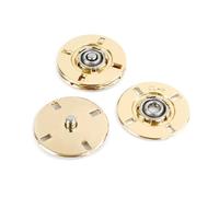 Ensemble de boutons-pression de 10 à 25 mm, idéal pour la couture d'accessoires à la main, comme la décoration de vêtements et de sacs.,Or clair,23 mm 20set