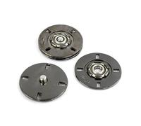 Ensemble de boutons-pression de 10 à 25 mm, idéal pour la couture d'accessoires à la main, comme la décoration de vêtements et de sacs.,Noir de canon,23 mm 20set