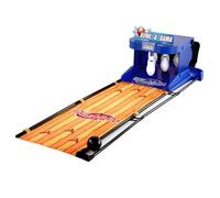 Ensemble de bowling d'intérieur avec tableau d'affichage LED et réinitialisation automatique des broches, jeu électrique pliable de 3,5 m pour enfants et famille, fête à la maison