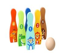 Ensemble de bowling en bois pour enfant