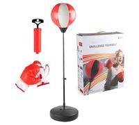 Ensemble de Boxe réglable pour | Sac de Boxe avec Support, Gants de Boxe pour de de 13 Ans, idéal pour développer la Force et la Coordination, idéal pour la Maison ou la Salle de