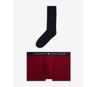 Ensemble de boxers et chaussettes Tommy Hilfiger Print rouge - M
