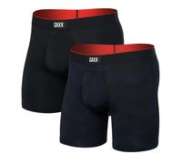 Ensemble de boxers pour hommes Saxx Multi-Sport Mesh Boxer Brief Fly 2Pk Full Tilt Chevron/Black XL