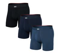 Ensemble de boxers pour hommes Saxx Vibe Xtra Boxer Brief Fly 3Pk Dark Denim/Navy/Black M