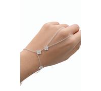 Ensemble de bracelets à chaîne à main VIP en argent, trois pièces