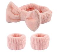 Ensemble de bracelets absorbants et imperméables pour le lavage du visage - Accessoires pour cheveux (J)
