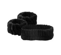 Ensemble de bracelets absorbants et imperméables pour le lavage du visage - Accessoires pour cheveux (S)