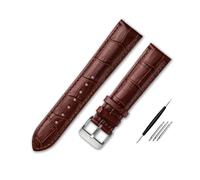 Ensemble de bracelets de montre en cuir - Bracelet de rechange de 12 à 23 mm avec outils de changement inclus,22mm