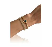 Ensemble de bracelets scintillants bleus, deux pièces réglables, minimalistes, élégants, bijoux à la mode, cadeau pour elle