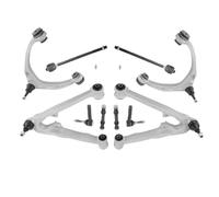 Ensemble de bras de commande supérieur et inférieur en aluminium compatible avec Silverado 1500 et Sierra 1500 2014-2016