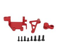 Ensemble de bras de support de Servo RC, ensemble de bras de support de direction de remplacement professionnel pour moto électrique LOSI Promoto MX 1/4 (Rouge)