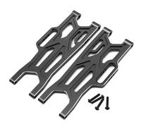 Ensemble de bras de suspension inférieurs avant en aluminium compatibles avec Arrma 1/10 Kraton/Outcast 4x4 4S V2 BLX RC Truck Upgrade Parts L/R Bras de suspension Bras oscillant de rechange ARA330711