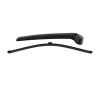 Ensemble de Bras d'essuie-Glace et d'essuie-Glace de Pare-Brise arrière de Voiture en Plastique Auto Fit pour B8 2008-2013 (Noir)