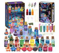 Ensemble De Bricolage De Potions Magiques pour - Ensemble Créatif Magique avec Plusieurs Bouteilles De Matériaux Colorés Et Accessoires pour Potions Imaginatives, Jeux De Rôle Et A