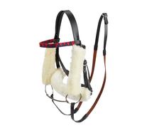 Ensemble de bridons de course pour Hobby Horse LeMieux Noir TU