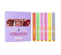 Ensemble de brillants à lèvres repulpants, brillant à lèvres repulpant | Stylo repulpant à lèvres en gelée, brillant à lèvres longue durée,
