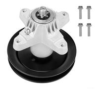 Ensemble de broche de tondeuse avec poulie pour plateau de coupe de 106,7 cm, compatible avec 618-0565 618-0574 918-0565 918-0574C, kit de broche de rechange pour tracteur de jardin