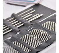 Ensemble De Broches À Coudre En Acier Inoxydable, 55 Pièces/Ensemble, Points À La Main, Artisanat Domestique Bricolage Accessoires De Couture