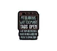 Ensemble de broches avec citation en forme de fleur - Épinglette minimaliste en forme de tournesol pour livres, sacs, denim multi-scènes, taille unique