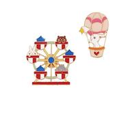 Ensemble de broches colorées pour homme et femme | Moulin à vent en émail de dessin animé | Accessoires mignons en alliage pour vêtements, sacs à dos et tenues décontractées, taille unique, Acier