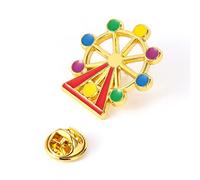 Ensemble de broches colorées pour homme et femme | Moulin à vent en émail de dessin animé | Accessoires mignons en alliage pour vêtements, sacs à dos et tenues décontractées, taille unique, Acier