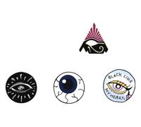 Ensemble de broches d'animaux mignons : chat, oie, stéthoscope et broches en émail, Klein, Métal non précieux