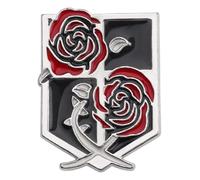 Ensemble de broches en émail : Eren, Mikasa, Armin Anime Broche, Klein, Métal non précieux