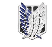 Ensemble de broches en émail : Eren, Mikasa, Armin Anime Broche, Klein, Métal non précieux