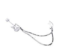 Ensemble de broches exquises en forme note guitare for homme, bijoux tendance for col chemise, pompon, chaîne, revers