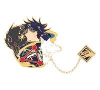 Ensemble de broches japonaises Anime Jujutsu Kaisen Gojo Satoru & Ryomen Sukuna, Klein, Métal non précieux
