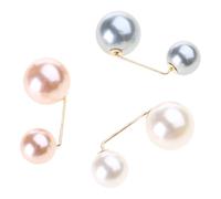 Ensemble de broches tendance pour femme avec perles et strass, boucle pour pull, chemise, accessoires de vêtements, broches, présentoir de bijoux, One Size, Comme décrit