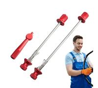 Ensemble de brochettes à dégagement rapide - Brochette de roulement antivol et arrière pliable en d'aluminium - Tige à vis de roulement arrière pliable en d'aluminium pour vélo