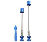 Ensemble de brochettes à dégagement rapide | Outil d'écrou de roue antivol | Tige à vis de roulement arrière pliable en alliage d'aluminium pour vélo de route et arrière