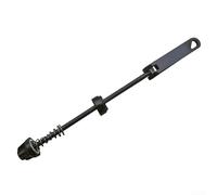 Ensemble de brochettes à dégagement rapide pour essieu avant et arrière, tige de moyeu de roue en alliage d'aluminium pour vélo de route, noir, 150 mm avant et 193 mm arrière (essieu avant)
