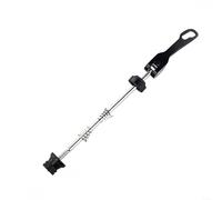 Ensemble de brochettes à dégagement rapide pour vélos avant 100 mm et arrière 135 mm, conçues pour les applications de vélo de route et VTT avec levier à came (avant noir)