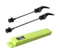 Ensemble de brochettes d'essieu de vélo - Leviers à dégagement Rapide, essieux et arrière | Kit en d'aluminium Robuste avec système de Verrouillage Facile pour Fixation de Roue de vélo