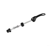 Ensemble de brochettes QR pour vélo conçu pour une utilisation sur route et VTT avec essieux avant de 100 mm et arrière 135 mm et construction en acier Chromoly de précision (avant noir)