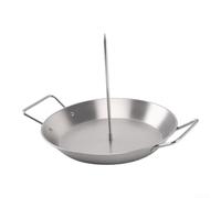 Ensemble de brochettes verticales Churrasco brésiliennes - Résistant à la rouille pour rôtir à viande en acier inoxydable pour Shawarma Poulet, Poisson, Dinde
