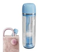 Ensemble de brosse à dents de voyage - Brosse à dents pliable compacte avec étui étanche à la poussière | Kit de soins oraux portable multifonction pour la maison, les affaires, le camping et l'école